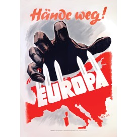 Plakat „Hände weg!“