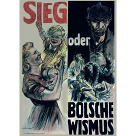 Plakat „Sieg oder Bolschewismus"