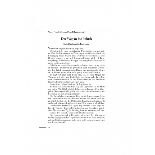 Persich, Walter: Winston Churchill – Ganz „privat“