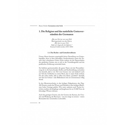 Schulz, Rainer: Germaniens reine Seele - 5. Auflage