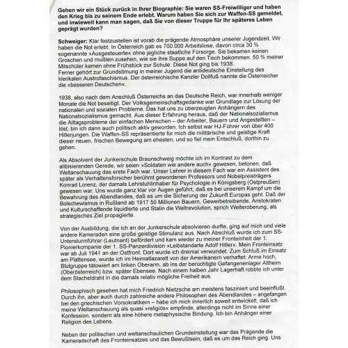 Schweiger, Herbert: Mythos Waffen-SS