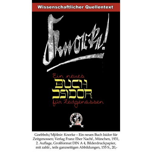 Goebbels, Dr. Joseph (Hrsg.): Knorke - Ein neues Buch Isidor für Zeitgenossen