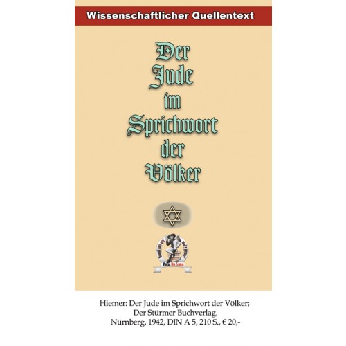 Hiemer, Ernst (Hrsg.): Der Jude im Sprichwort der Völker