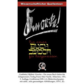 Goebbels, Dr. Joseph (Hrsg.): Knorke - Ein neues Buch Isidor für Zeitgenossen
