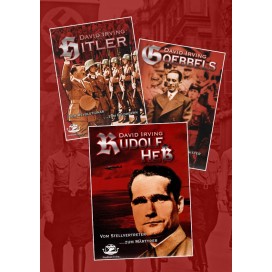 Irving, David: Adolf Hitler - Dr. Joseph Goebbbels - Rudolf Hess - Alle drei Hör-CDs zum Sparpreis von NUR € 35,--