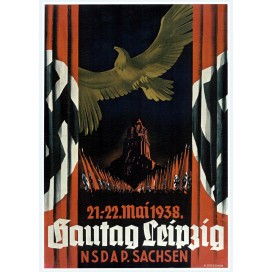 Plakat „Gautag Leipzig 1938"