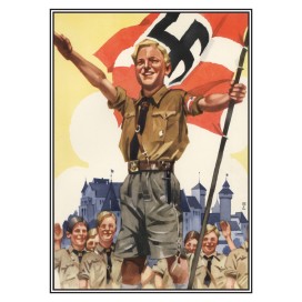 Plakat „Grüßender Hitlerjunge“