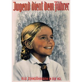 Plakat „Jugend dient dem Führer" (Jungmädel)