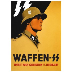 Plakat „Waffen-SS – Eintritt nach vollendetem 17. Lebensjahr"