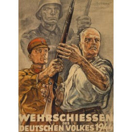 Plakat „Verteidigungsschießen für das deutsche Volk“