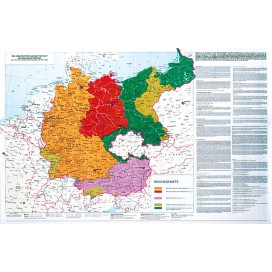 Wandkarte Deutsche Reichsgebiete