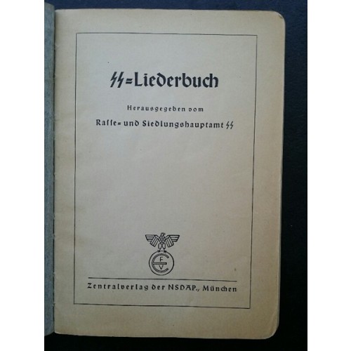 Rasse- und Siedlungshauptamt SS (Hrsg.): SS-Liederbuch