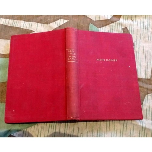 Hitler, Adolf: Mein Kampf (seltene Tornisterausgabe aus dem Jahre 1942)