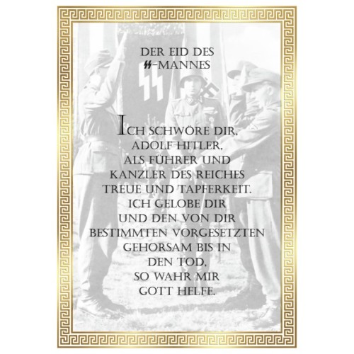 Vier Waffen-SS-Plakate