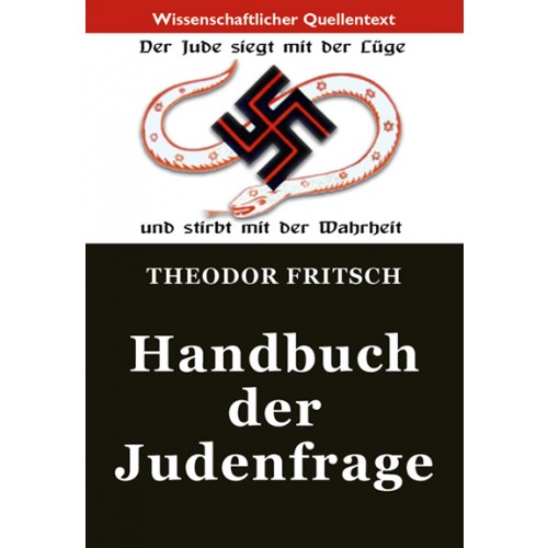 25 % Rabatt! - Fritsch, Theodor: Handbuch der Judenfrage