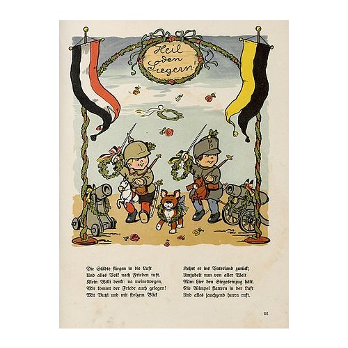 Rikli, Herbert: Hurra! – Ein Kriegs-Bilderbuch