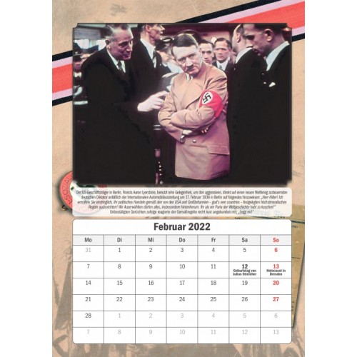 Kalender: Die Schrecken des Nationalsozialismus – 2022 +++Noch einige Restexemplare vorhanden!+++