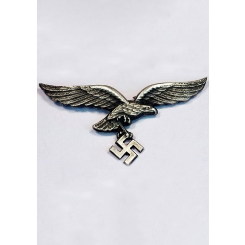 Adler-Abzeichen für die Schirmmütze der deutschen Luftwaffe (als Anstecker)