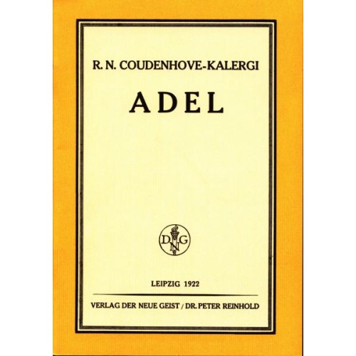 Coudenhove-Kalergi, Richard Nikolaus Graf von: Adel (Soyka)