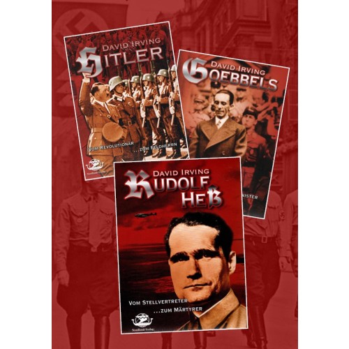 Irving, David: Adolf Hitler - Dr. Joseph Goebbbels - Rudolf Hess - Alle drei Hör-CDs zum Sparpreis von NUR € 35,--