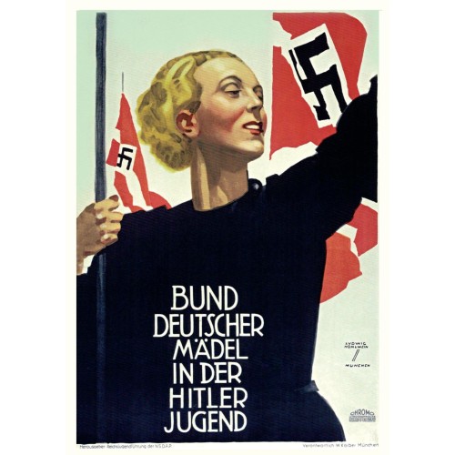 Plakat „Bund deutscher Mädel in der Hitlerjugend"