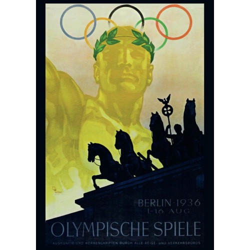 Plakat „Olympische Spiele 1936"