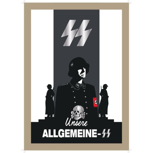 Plakat „Unsere Allgemeine-SS“