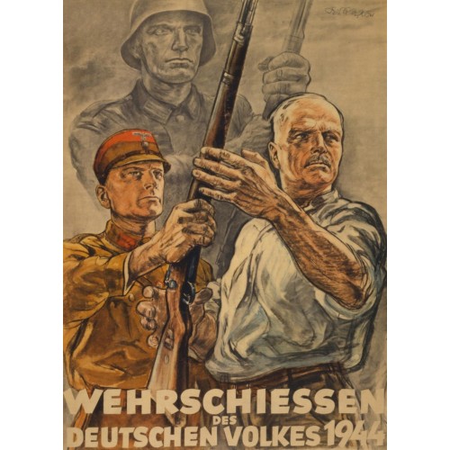 Plakat „Verteidigungsschießen für das deutsche Volk“