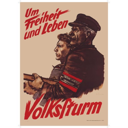 Plakat „Volkssturm“