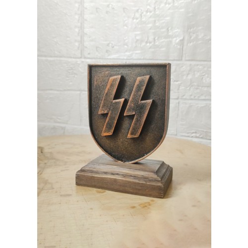 SS-Standschild aus Kunstharz (Polyresin)