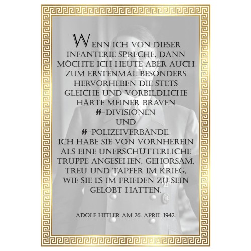 Vier Waffen-SS-Plakate